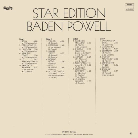 1974 - Baden Powell - Star Edition