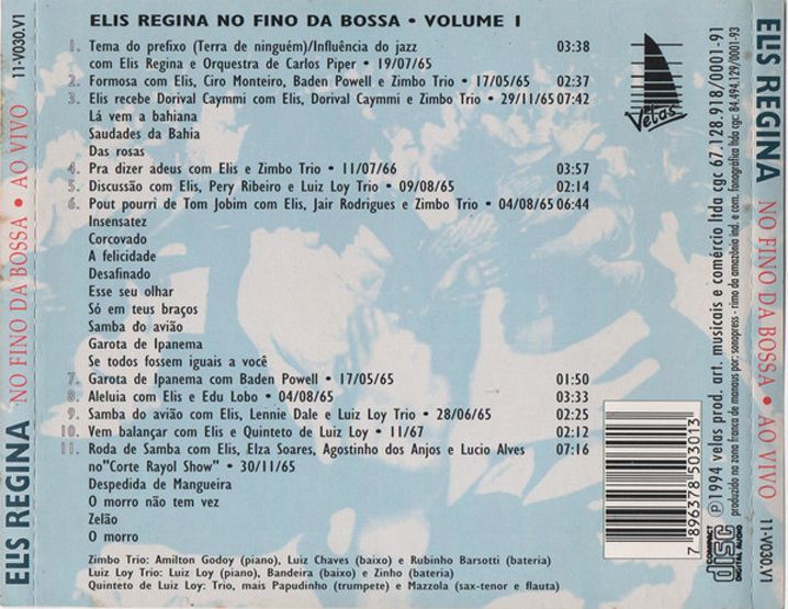 1994 - Elis Regina no Fino da Bossa - ao Vivo - Vol.1