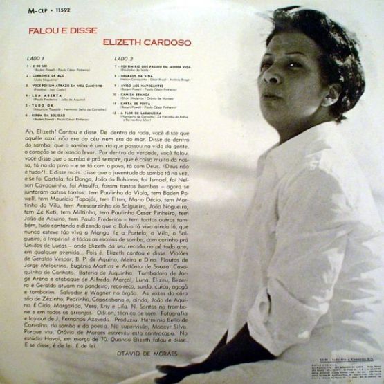 1970 -  Elizeth Cardoso - Falou e Disse