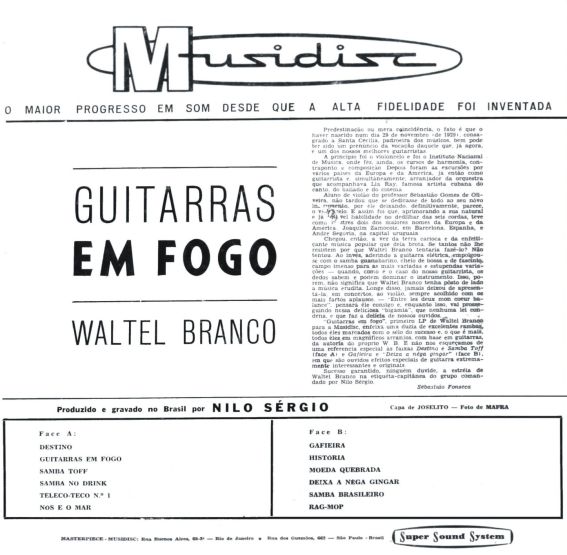 1962 - Waltel Branco – Guitarras Em Fogo