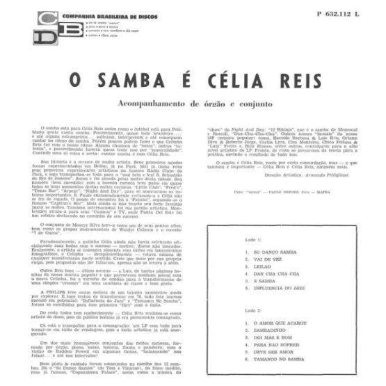 1962 - Célia Reis – O Samba É... Célia Reis