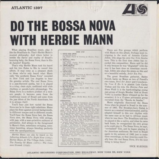 1962 - Do The Bossa Nova with Herbie Mann
