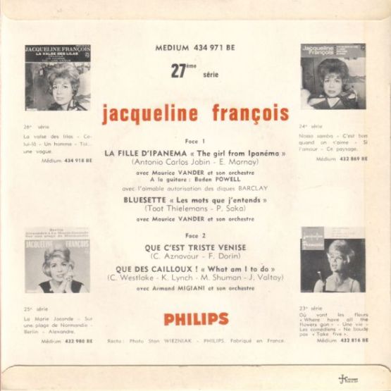 1964 -  Jacqueline François