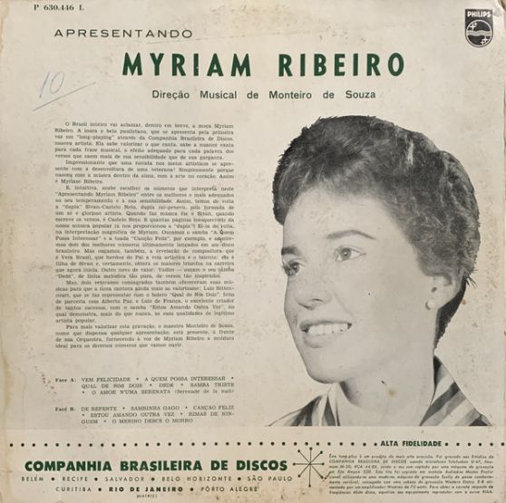1961 - Apresentando Myriam Ribeiro