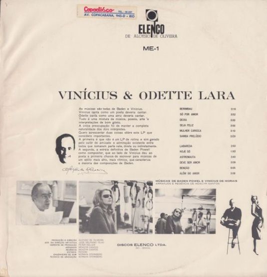 1963 - Vinicius e Odette Lara