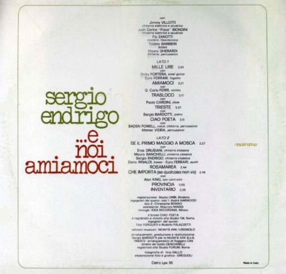 1981 - Sergio Endrigo - ...e noi amiamoci